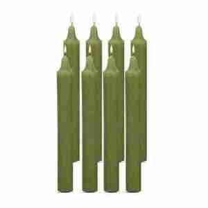 Green Mini Chime Taper Candles