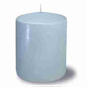 Light Blue Pillar Ritual Spell Candle