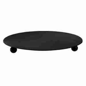 Black Iron 4.33 inch Pillar Candle Holder