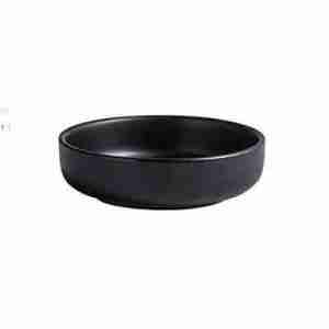 Black Porcelain 3.3 inch Pillar Candle Holder
