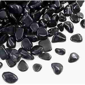 Black Agate Tumbled Polished Crystals Stones