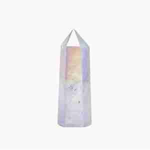 Angel Aura Quartz Crystal Pillar Tower Obelisk Point Wand