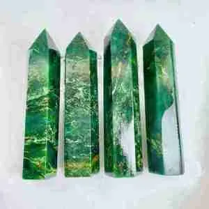Emerald Pillar Tower Obelisk Point Wand