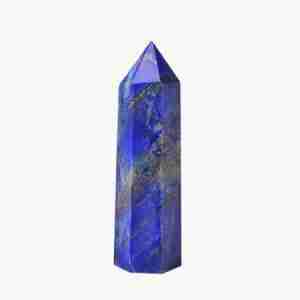 Lapis Lazuli Crystal Pillar Tower Obelisk Point Wand