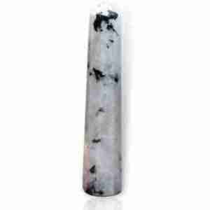 Rainbow Moonstone Crystal Pillar Tower Obelisk Point Wand