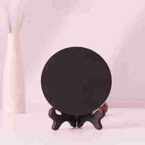 Obsidian Crystal Scrying Mirror
