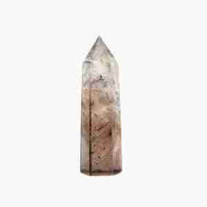 Smoky Quartz Crystal Pillar Tower Obelisk Point Wand