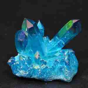 Blue Angel Aura Quartz Crystal Cluster