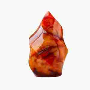 Carnelian Crystal Torch Pillar Tower Decor