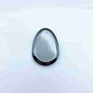 Hematite Palm Worry Thumb Stone