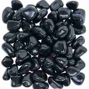 Black Tourmaline Crystal Tumbled Polished Stone