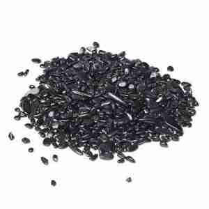 Black Tourmaline Crystals Small Tumbled Polished Stone Chips