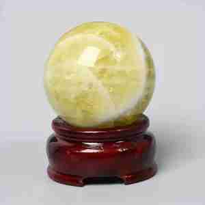 Citrine Sphere Crystal Ball