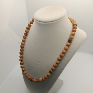 Palo Santo and Stainless Steel Necklace