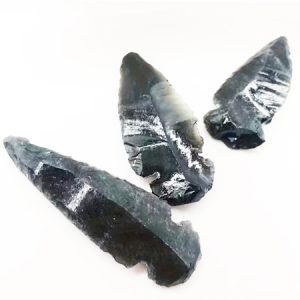 Black Obsidian Arrowheads